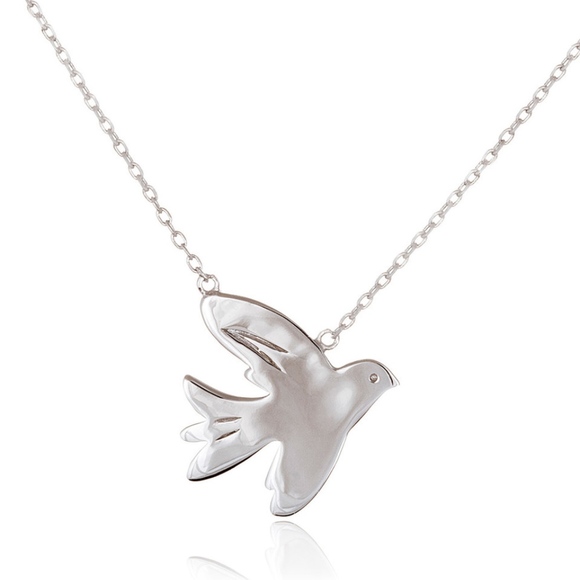 Scatter Joy Jewelry - NEW Silver Plate Sparrow Bird Necklace